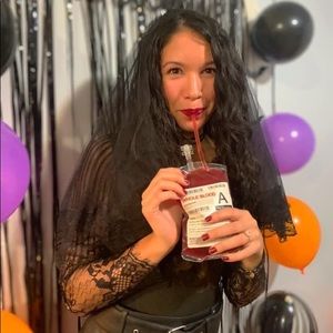 Black Mesh With Lace Bride Wedding Veil